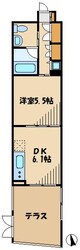 コンフォリア大森鹿島の物件間取画像